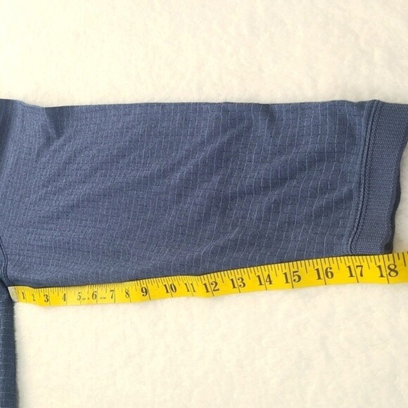 Haggar Mens Long Sleeve Blue Polo Shirt Pullover Size Large - Picture 10 of 13